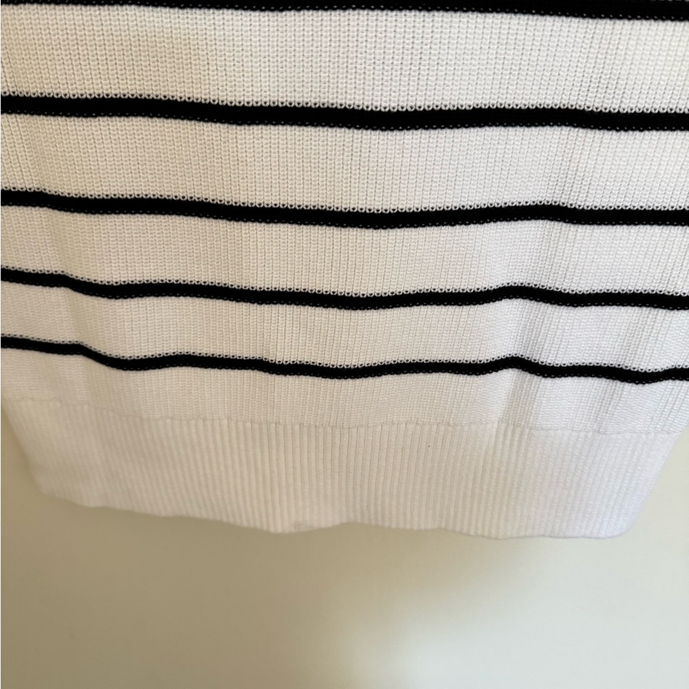 Talbots Cream Ribbed Sweater - Picture 5 of 9